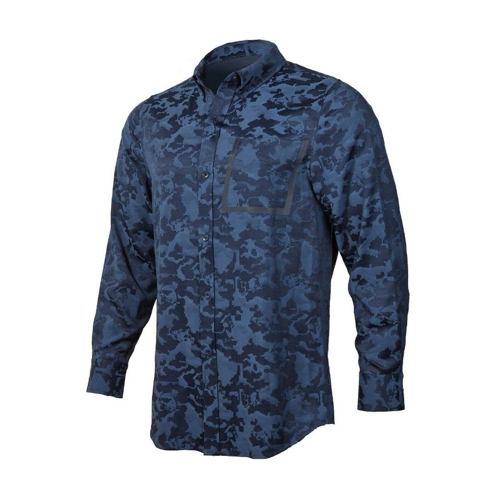 RED BULL Navy Camo SIGNATURE SERIES Button Shirt